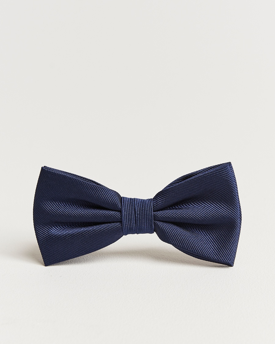 Amanda Christensen Pre Tie Silk Navy – Blue
