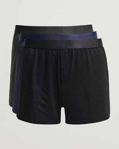 Men | Scandinavian Specialists | CDLP | 3-Pack Boxer Shorts Black/Army/Navy