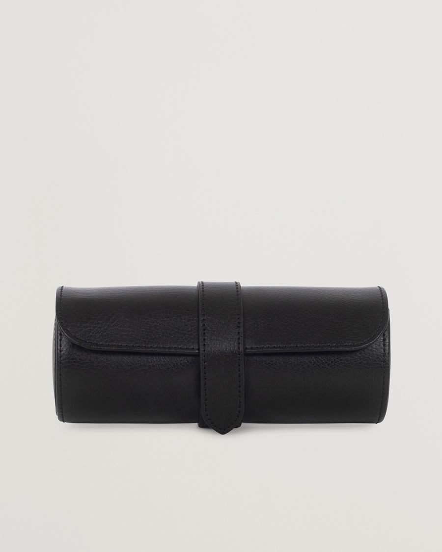 WOLF Blake Triple Watch Roll Black/Grey – Black