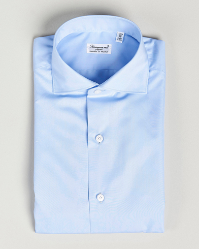 Men | Finamore Napoli | Finamore Napoli | Milano Slim Fit Classic Shirt Light Blue