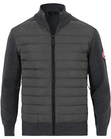 Men | Lightweight Jackets | Canada Goose | Hybridge Knit Jacket Iron Grey