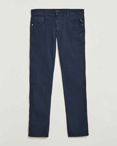Men | Casual Trousers | Replay | Anbass Hyperflex X.Lite 5-Pocket Pants Blue
