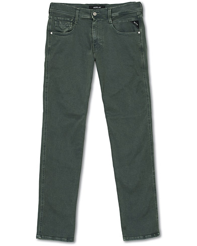 Men |  | Replay | Anbass Hyperflex 5-Pocket Trousers Green