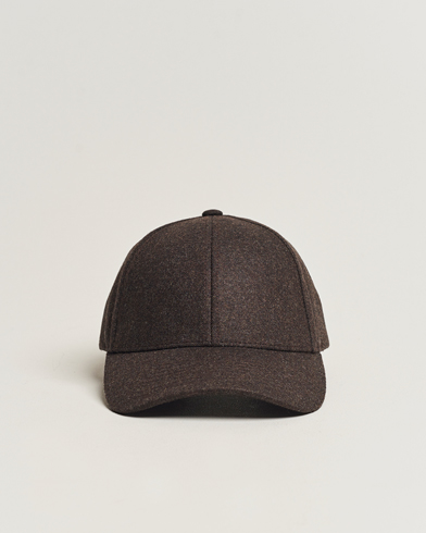 Men | Varsity Headwear | Varsity Headwear | Flannel Baseball Cap Walnut Brown
