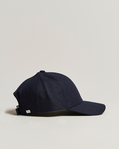 Men | Contemporary Creators | Varsity Headwear | Flannel Baseball Cap Dark Navy