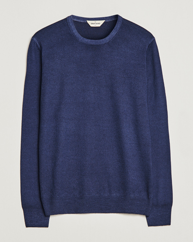 Men | Sweaters & Knitwear | Gran Sasso | Vintage Merino Fashion Fit Crew Neck Pullover Navy