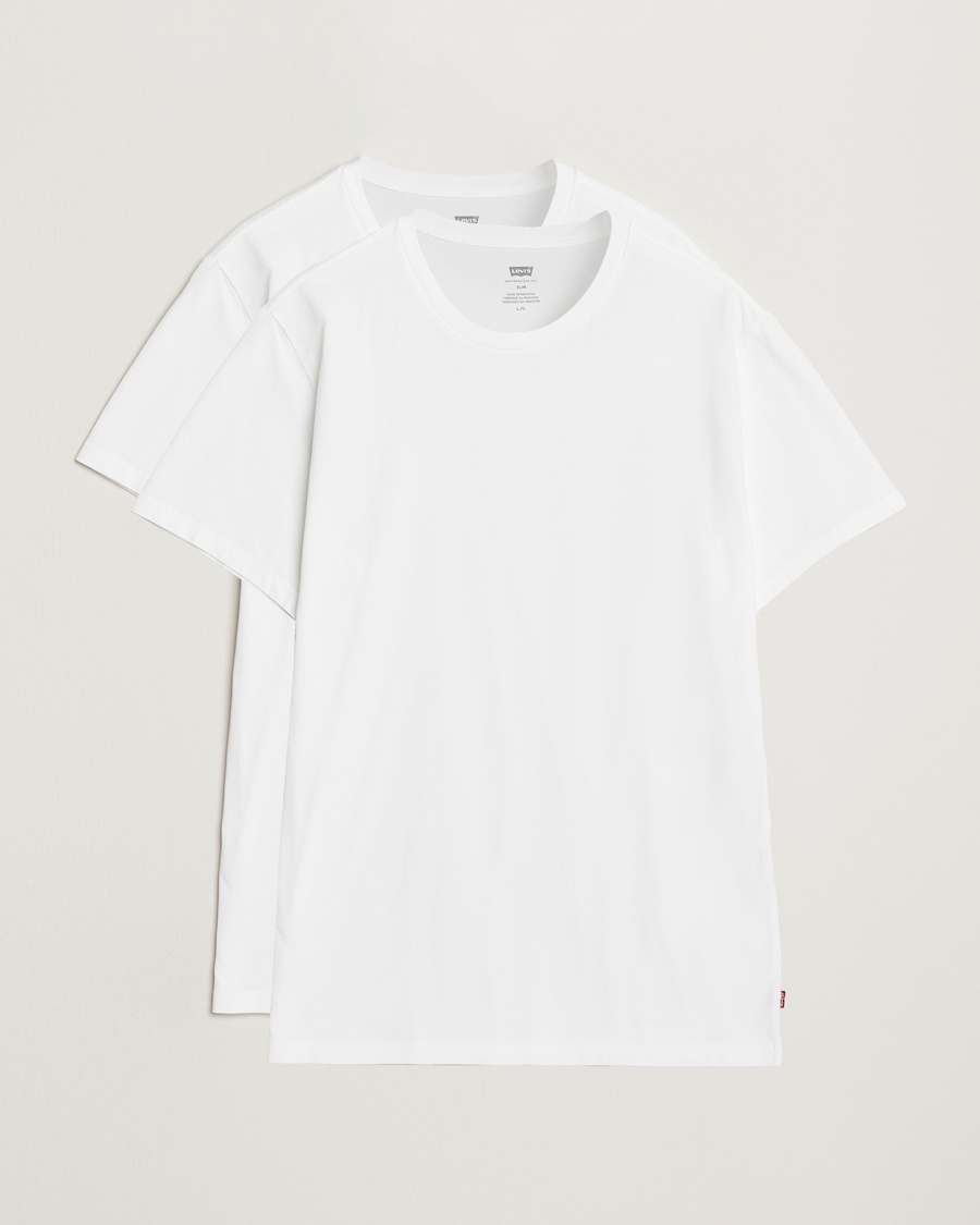 Levi's 2-Pack Crew Neck T-Shirt White – White