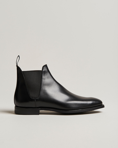 Men | Shoes | Crockett & Jones | Chelsea 8 City Sole Black Calf