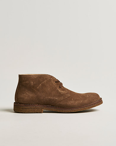 for Men BoohooMAN Denim Faux Suede Desert Boot in Tan Blue Mens Shoes Boots Chukka boots and desert boots 