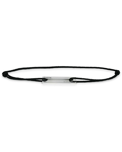  Cord Bracelet Le 17/10 Black/Sterling Silver  