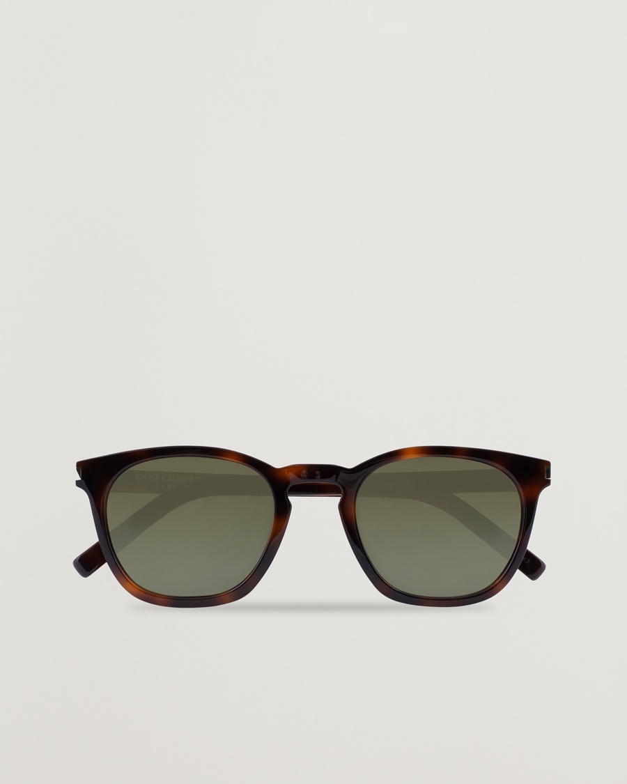 Saint Laurent SL 28 Sunglasses Havana/Green – Brown