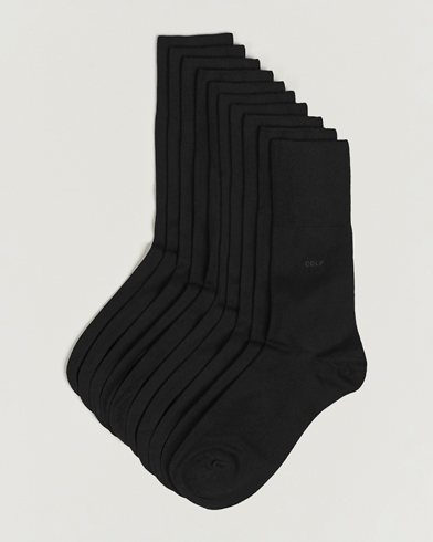 Men | New Nordics | CDLP | 10-Pack Bamboo Socks Black
