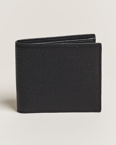 Men | Bi-fold & Zip Wallets | Smythson | Ludlow 6 Card Wallet Black