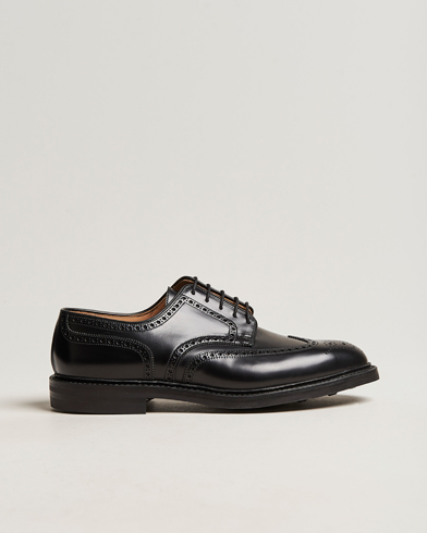 Men | Handmade Shoes | Crockett & Jones | Pembroke Derbys Black Calf