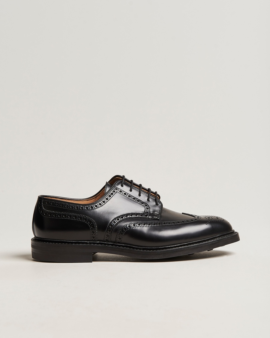 Crockett & Jones Pembroke Derbys Black Calf – Black
