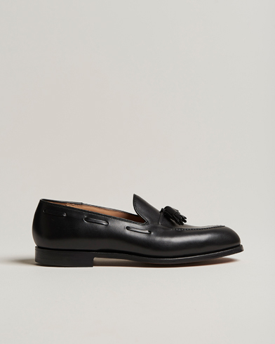 Handmade Shoes |  Cavendish 2 Tassel Loafer Black Calf