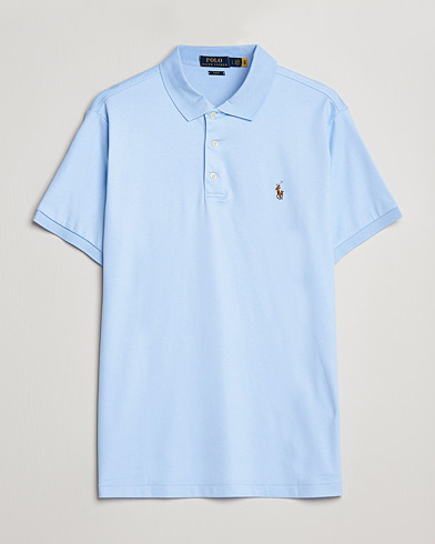 Men | Clothing | Polo Ralph Lauren | Slim Fit Pima Cotton Polo Office Blue