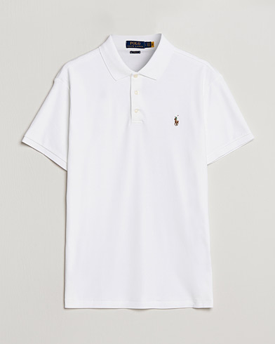 Polo Shirts |  Slim Fit Pima Cotton Polo White