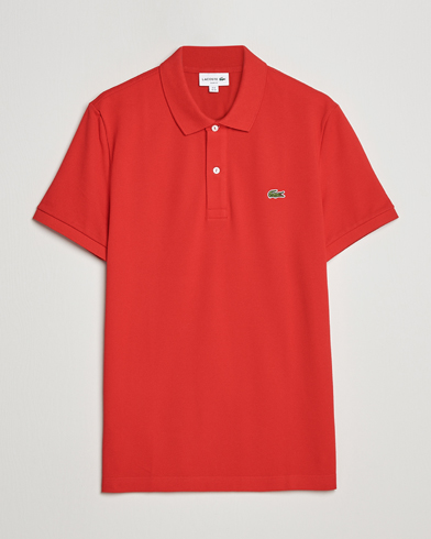 Men | Polo Shirts | Lacoste | Slim Fit Polo Piké Red