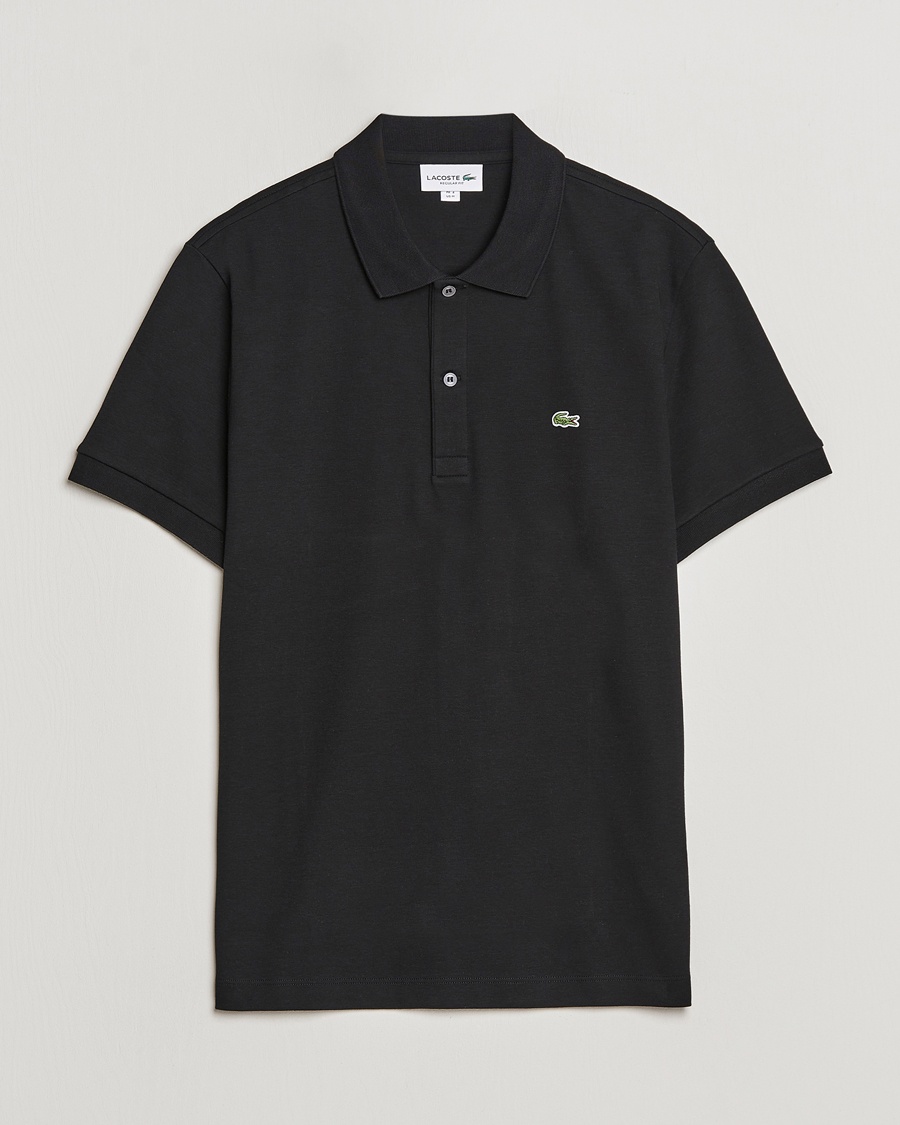 Lacoste Pima Interlock Piké Black – Black