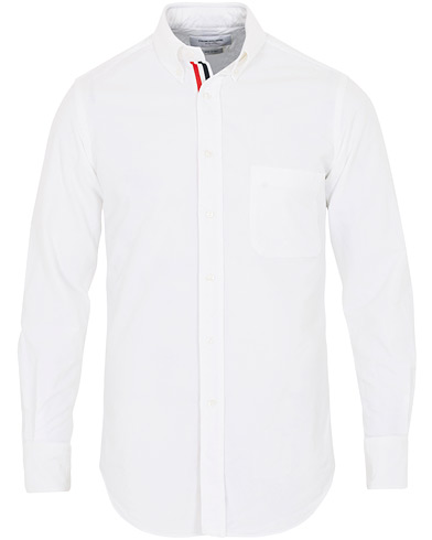 Contrast Oxford Button Down Shirt White 