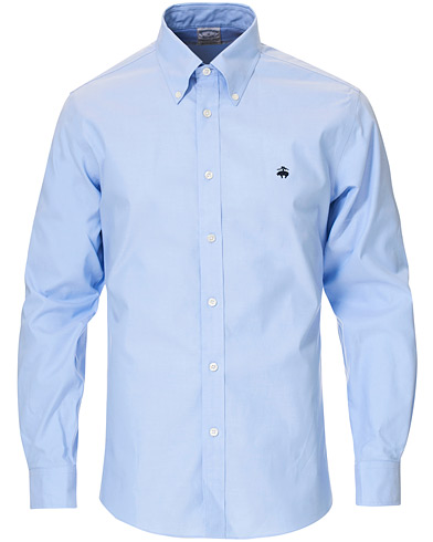 Men | Oxford Shirts | Brooks Brothers | Regent Fit Button Down Sport Shirt Light Blue