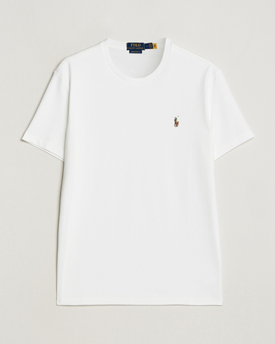 Men | Preppy Authentic | Polo Ralph Lauren | Luxury Pima Cotton Crew Neck T-Shirt White