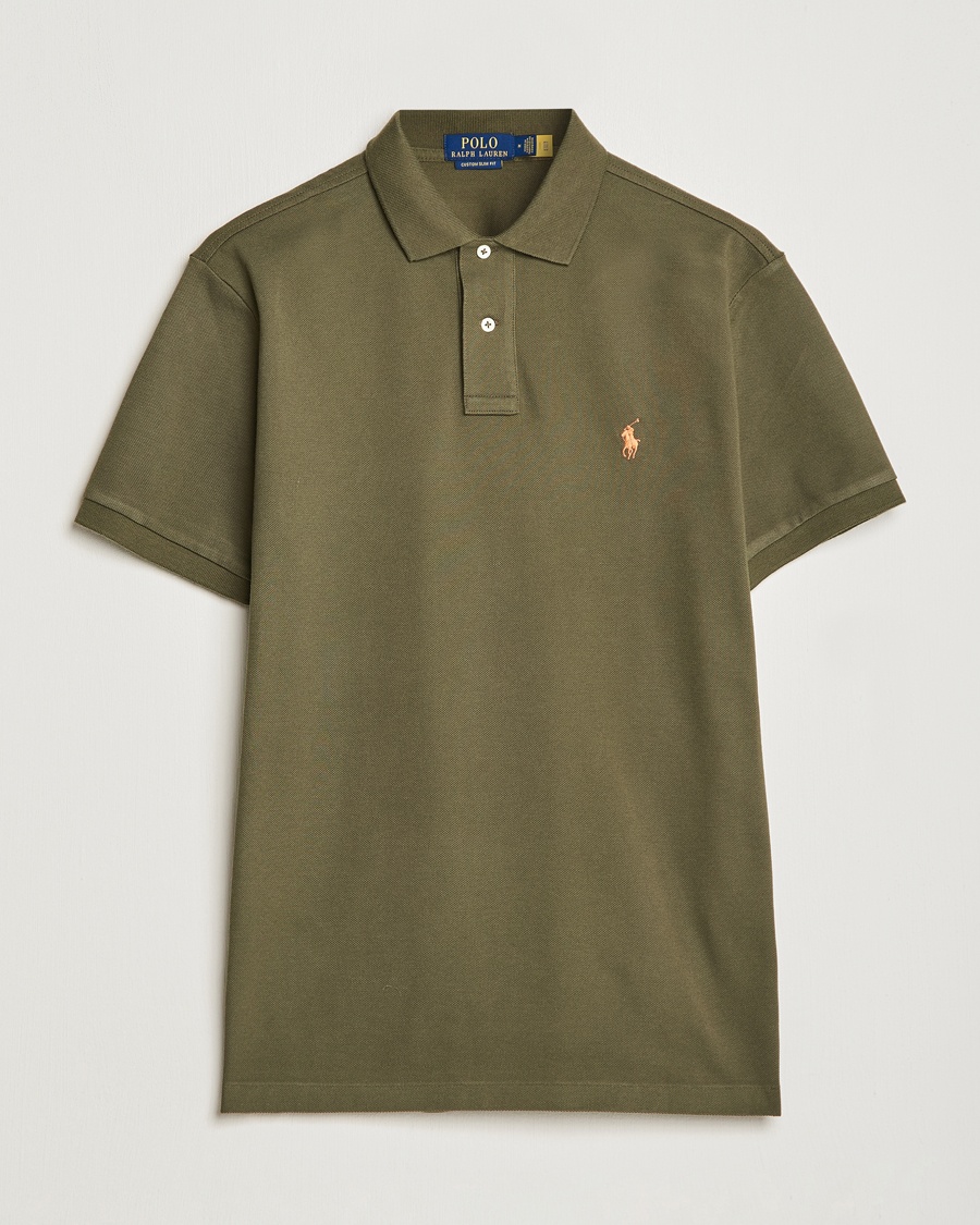 Polo Ralph Lauren Custom Slim Fit Polo Canopy Olive – Green