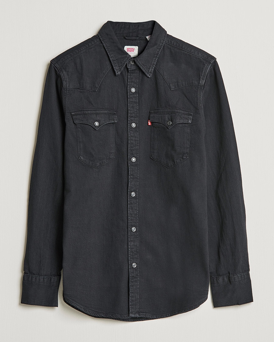 Levi's Barstow Western Standard Shirt Marble Black – Black