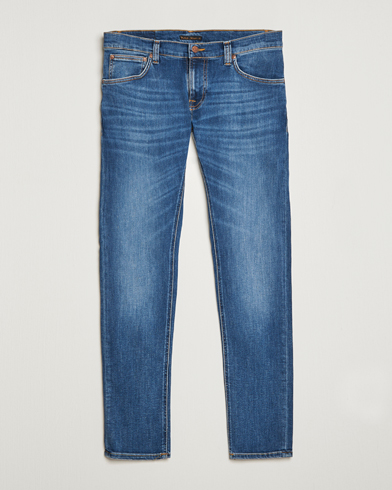 Men |  | Nudie Jeans | Tight Terry Organic Jeans Steel Navy