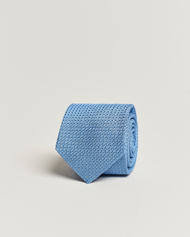 Men | Ties | Amanda Christensen | Silk Grenadine 8 cm Tie Sky Blue