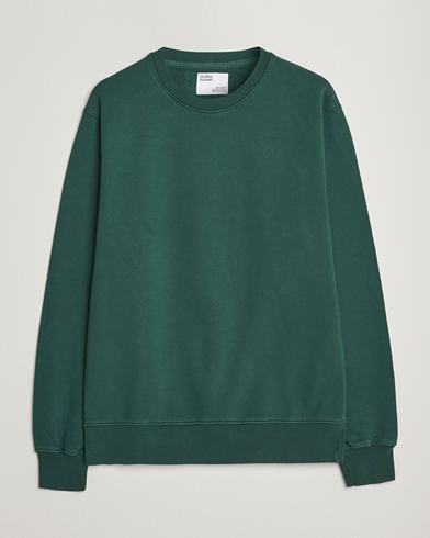 Men | Organic Menswear | Colorful Standard | Classic Organic Crew Neck Sweat Emerald Green