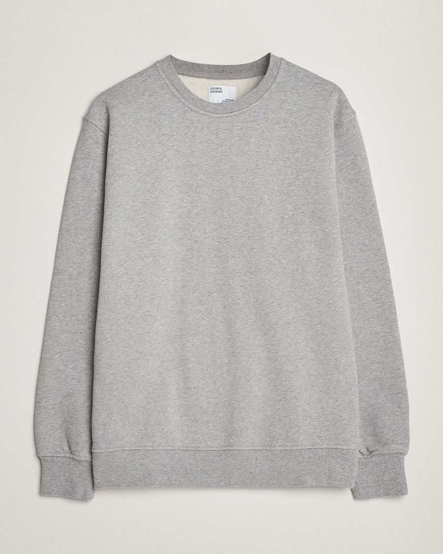 Colorful Standard Classic Organic Crew Neck Sweat Heather Grey – Grey