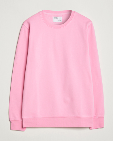 Men | Sweatshirts | Colorful Standard | Classic Organic Crew Neck Sweat Flamingo Pink