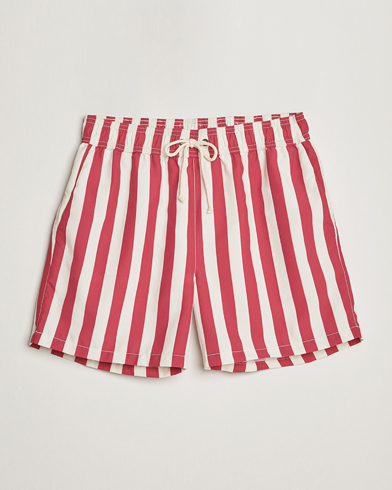 Men | Swimwear | Ripa Ripa | Paraggi Striped Swimshorts Red/White