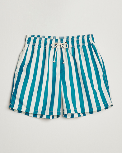 Men |  | Ripa Ripa | Paraggi Striped Swimshorts Green/White
