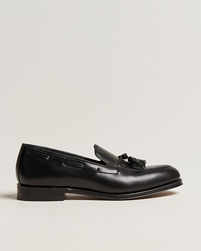 Men | Summer Shoes | Loake 1880 | Russell Tassel Loafer Black Calf