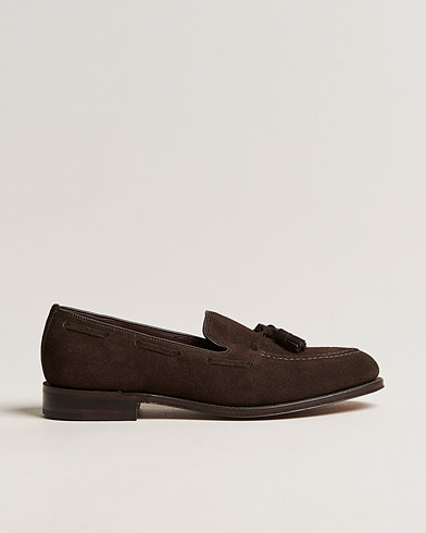  |  Russell Tassel Loafer Chocolate Brown Suede