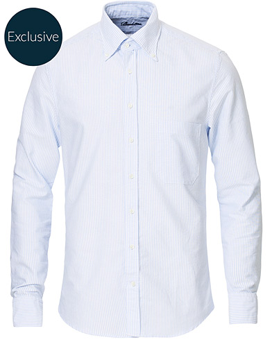  Slimline Oxford Shirt Blue/White