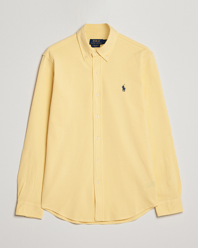 Men | Polo Shirts | Polo Ralph Lauren | Featherweight Mesh Shirt Empire Yellow