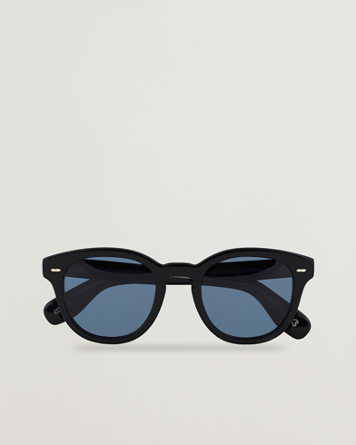 Men | Round Frame Sunglasses | Oliver Peoples | Cary Grant Sunglasses Black/Blue