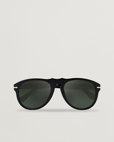 Men | Persol | Persol | 0PO0649 Sunglasses Black/Crystal Green