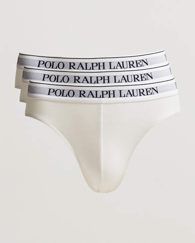 Men | Briefs | Polo Ralph Lauren | 3-Pack Low Rise Brief White