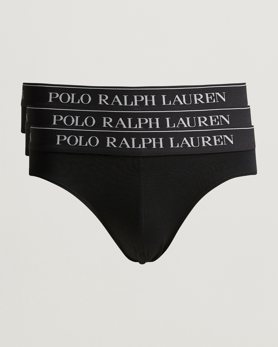 Polo Ralph Lauren 3-Pack Low Rise Trunk Black – Black