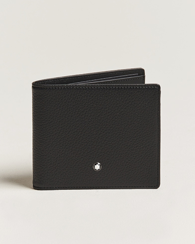 Bi-fold & Zip Wallets |  MST Soft Grain Wallet 6cc Black