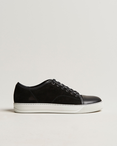 Men | Shoes | Lanvin | Nappa Cap Toe Sneaker Black