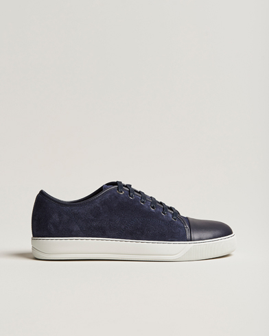 Men | Shoes | Lanvin | Nappa Cap Toe Sneaker Navy