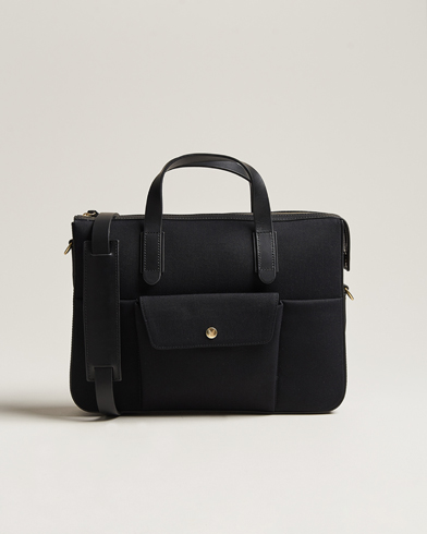 Bags |  M/S Canvas Briefcase Coal/Black
