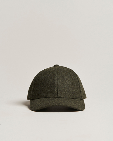 Men |  | Varsity Headwear | Flannel Baseball Cap Forest Green