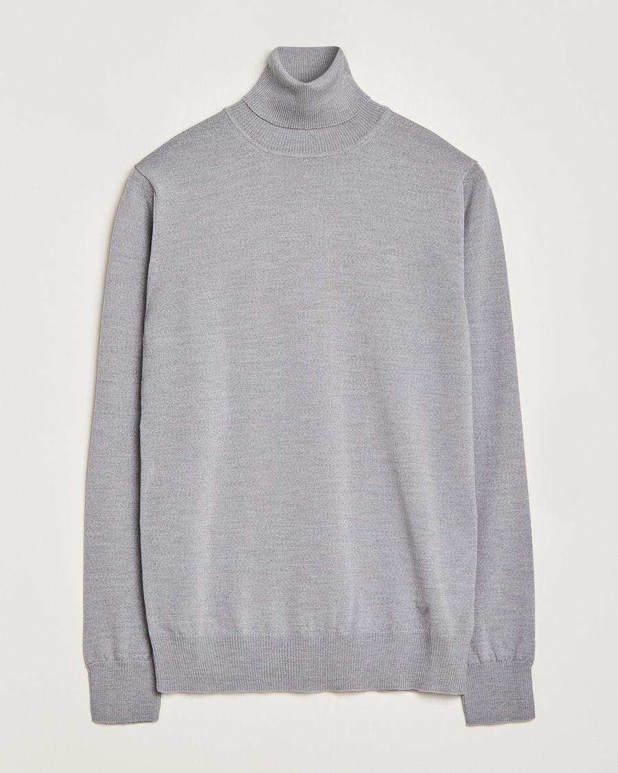 Emporio Armani Knitted Merio Polo Grey – Grey